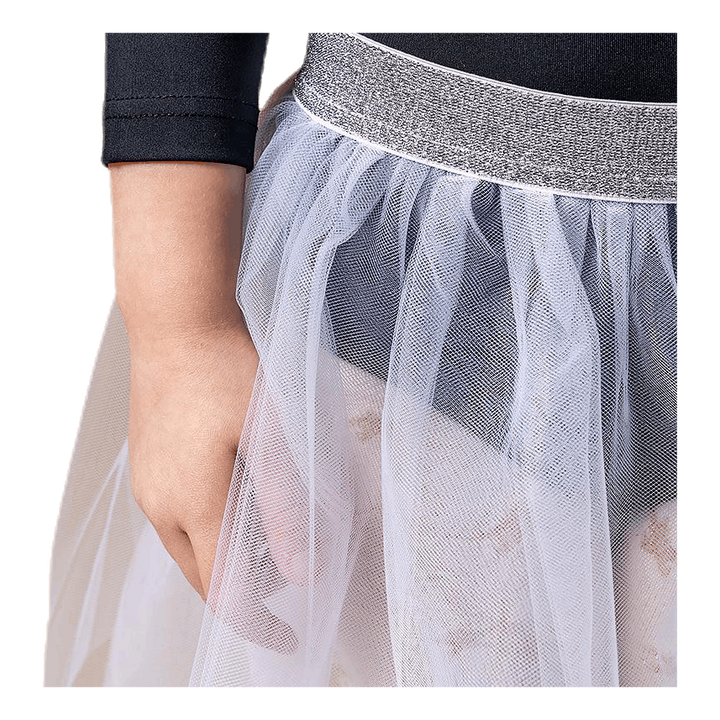 Symone Dance Skirt White