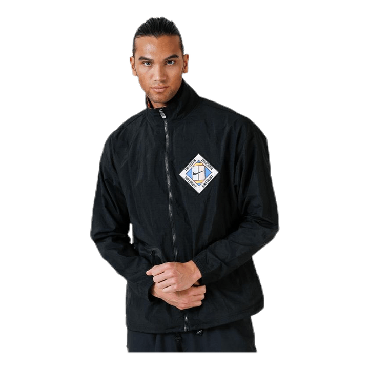 Stadium Court Jacket White/Black