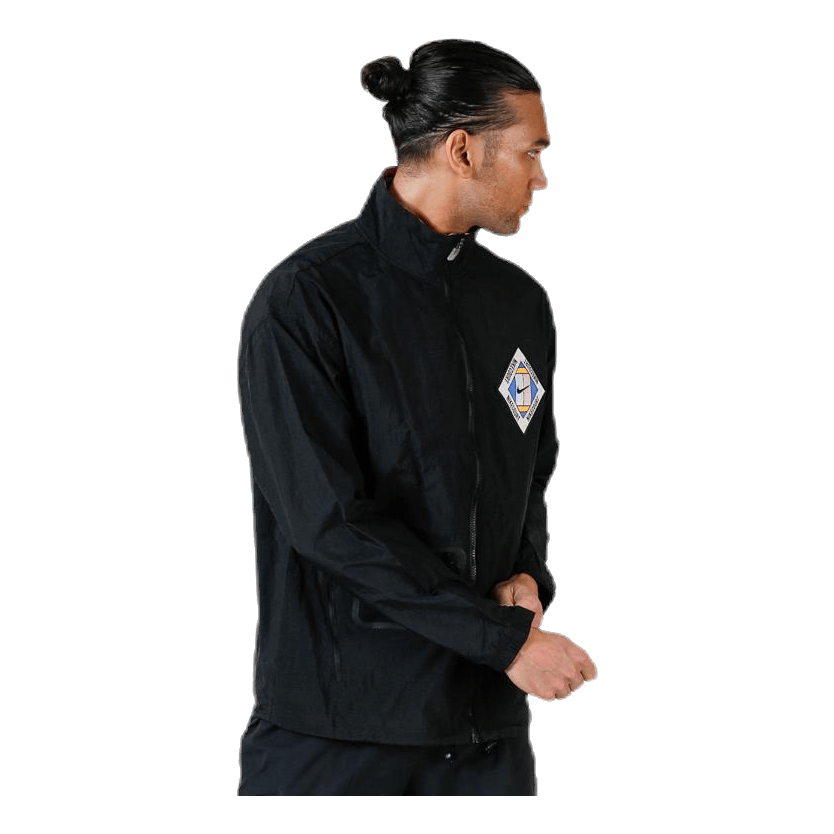 Stadium Court Jacket White/Black