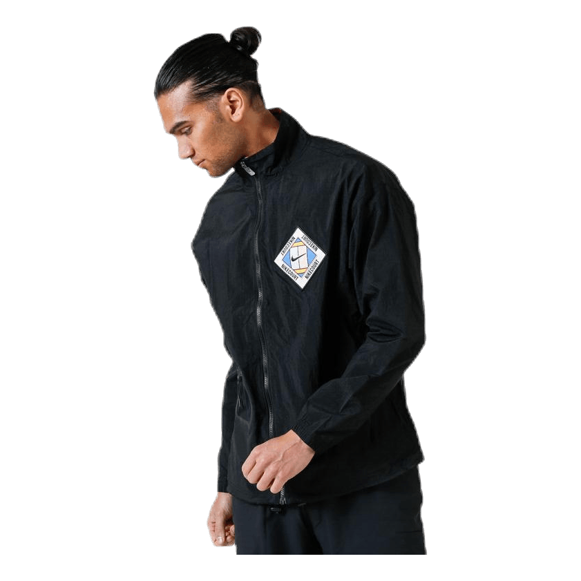 Stadium Court Jacket White/Black