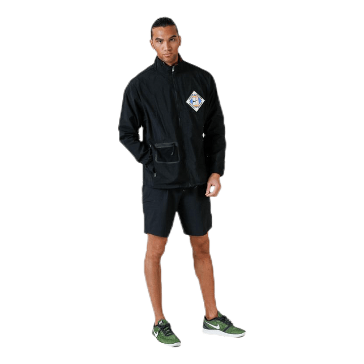 Stadium Court Jacket White/Black