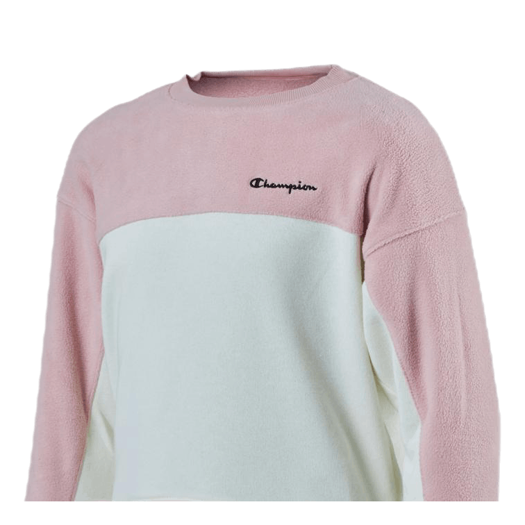 Champion Crewneck Sweatshirt Junior Pink Sportamore