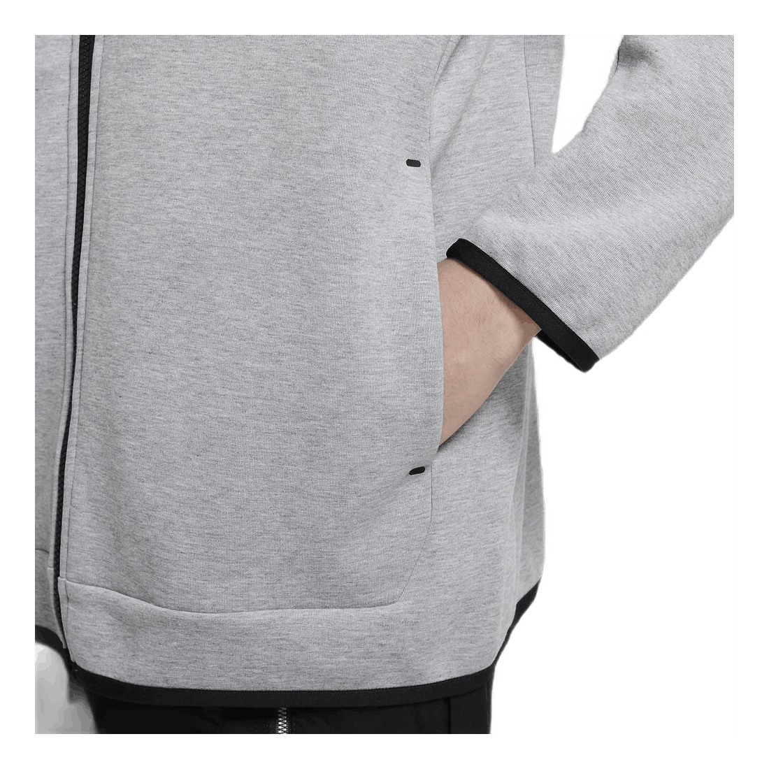 mens grey nike tech fleece hoodie