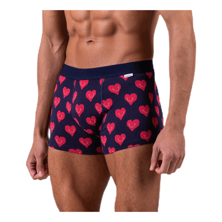 Smiley Heart Trunk Blue