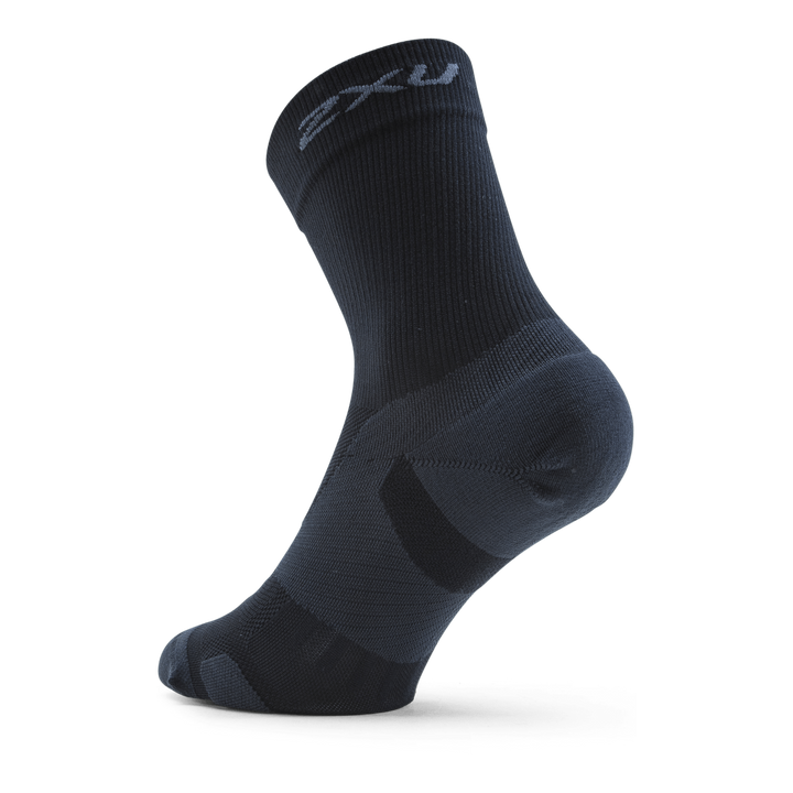 Vectr Cushion Crew Socks Black/Grey