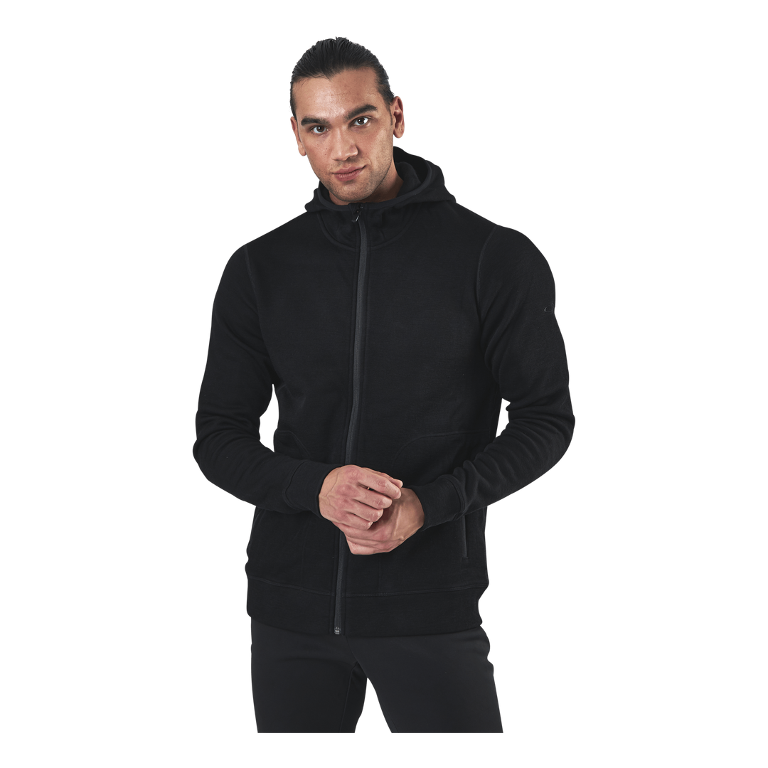 Elemental LS Zip Hood Black