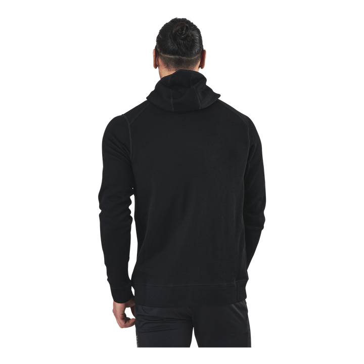 Elemental LS Zip Hood Black