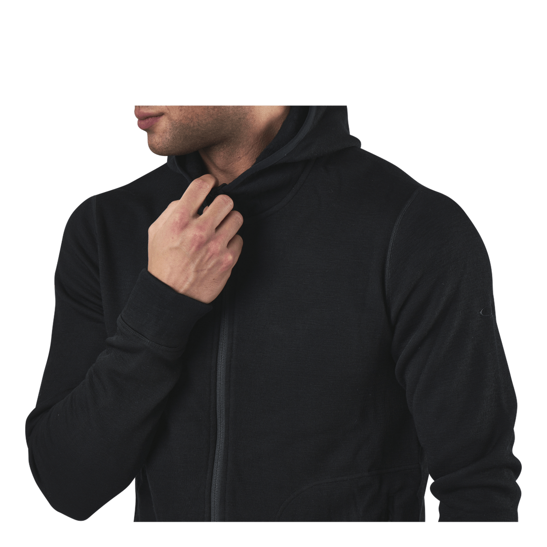 Elemental LS Zip Hood Black