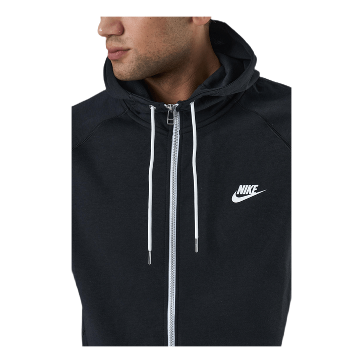 Modern Hoodie Fz Flc Black