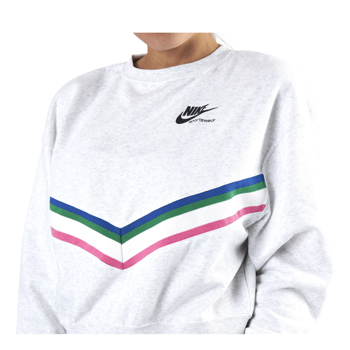 women's fleece crew nike sportswear heritage