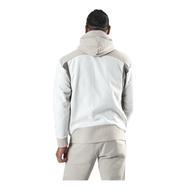 Recover Fleece Fz Hoodie White