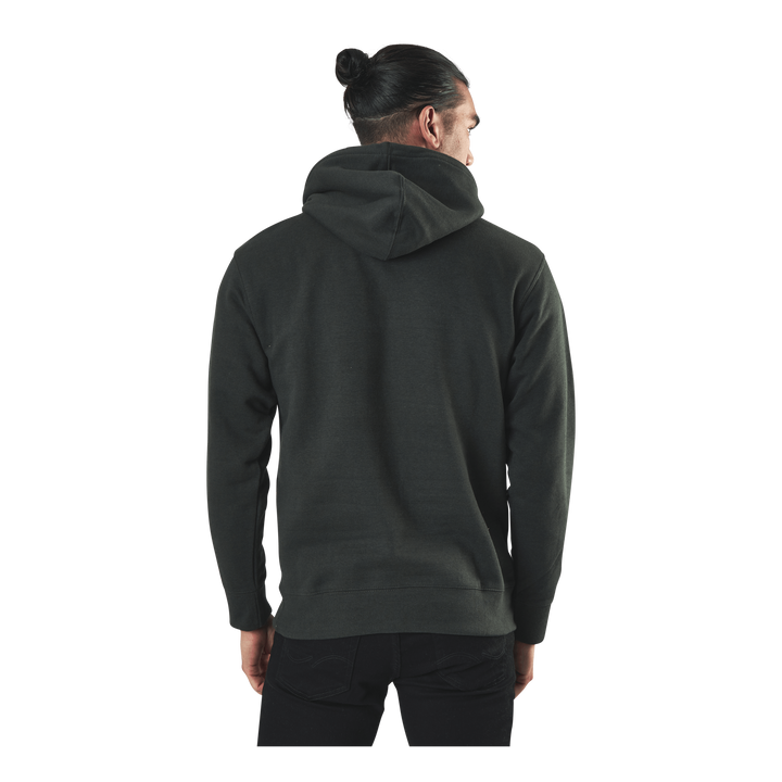 Soft Sweat Hood Dark Green