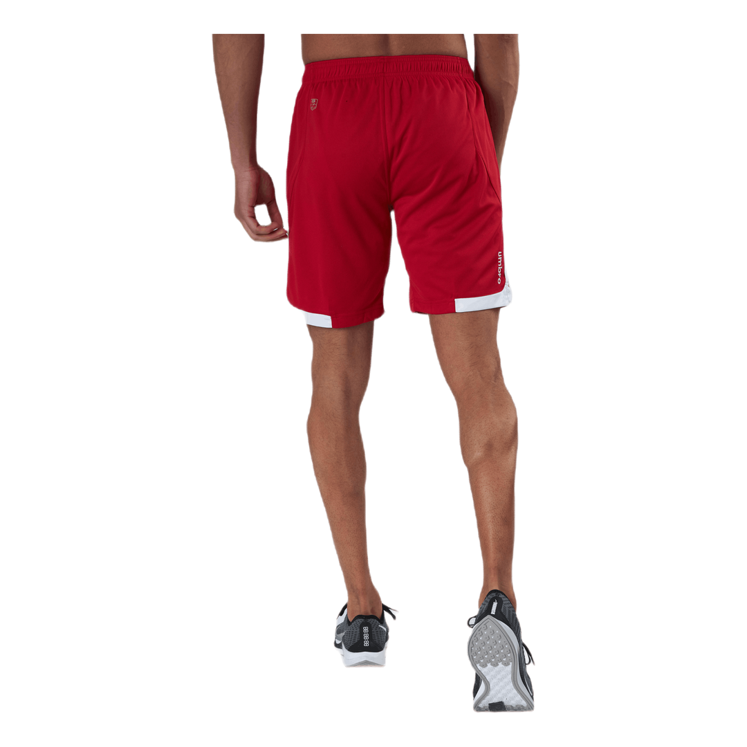 UX Elite Shorts White/Red