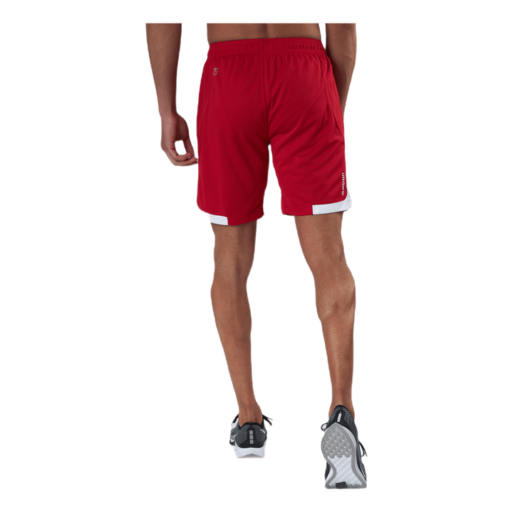 UX Elite Shorts White/Red