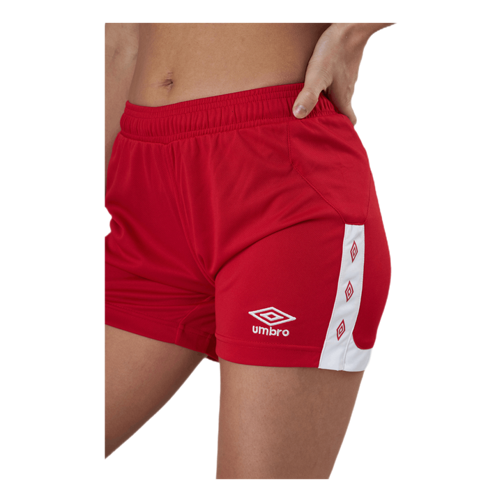 UX Elite Shorts White/Red