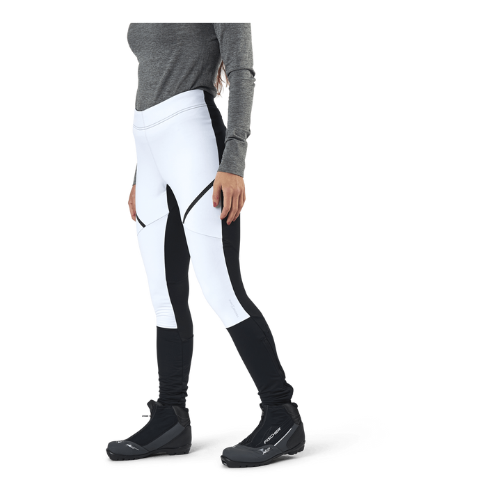 Glide Wind Tights White/Black