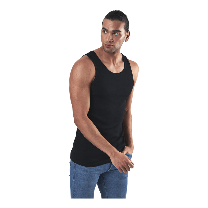 Tank Organic Cotton 2-pack Black