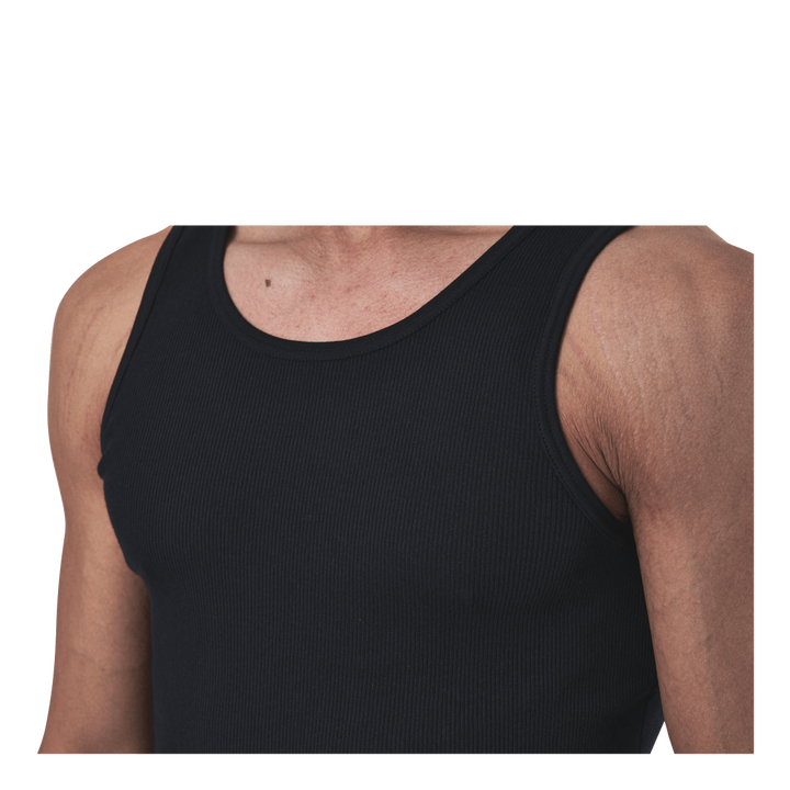 Tank Organic Cotton 2-pack Black