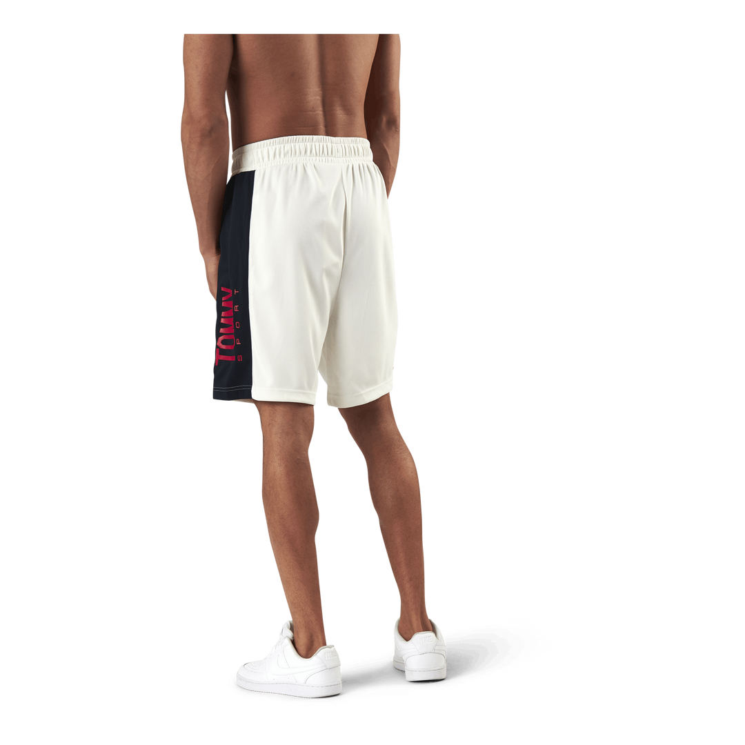 Blocked Iconic Short 9" White