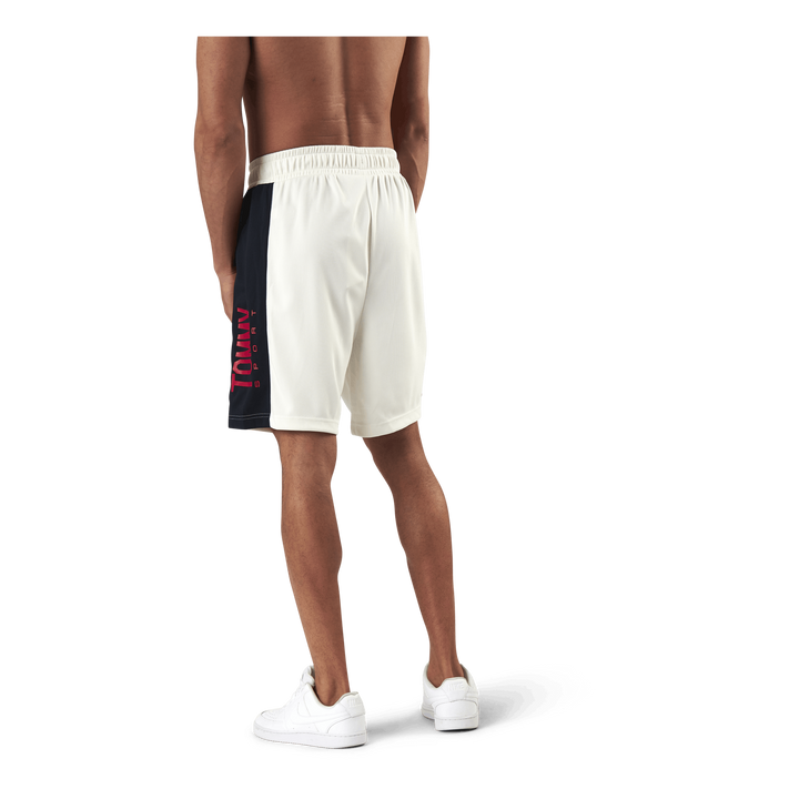 Blocked Iconic Short 9" White