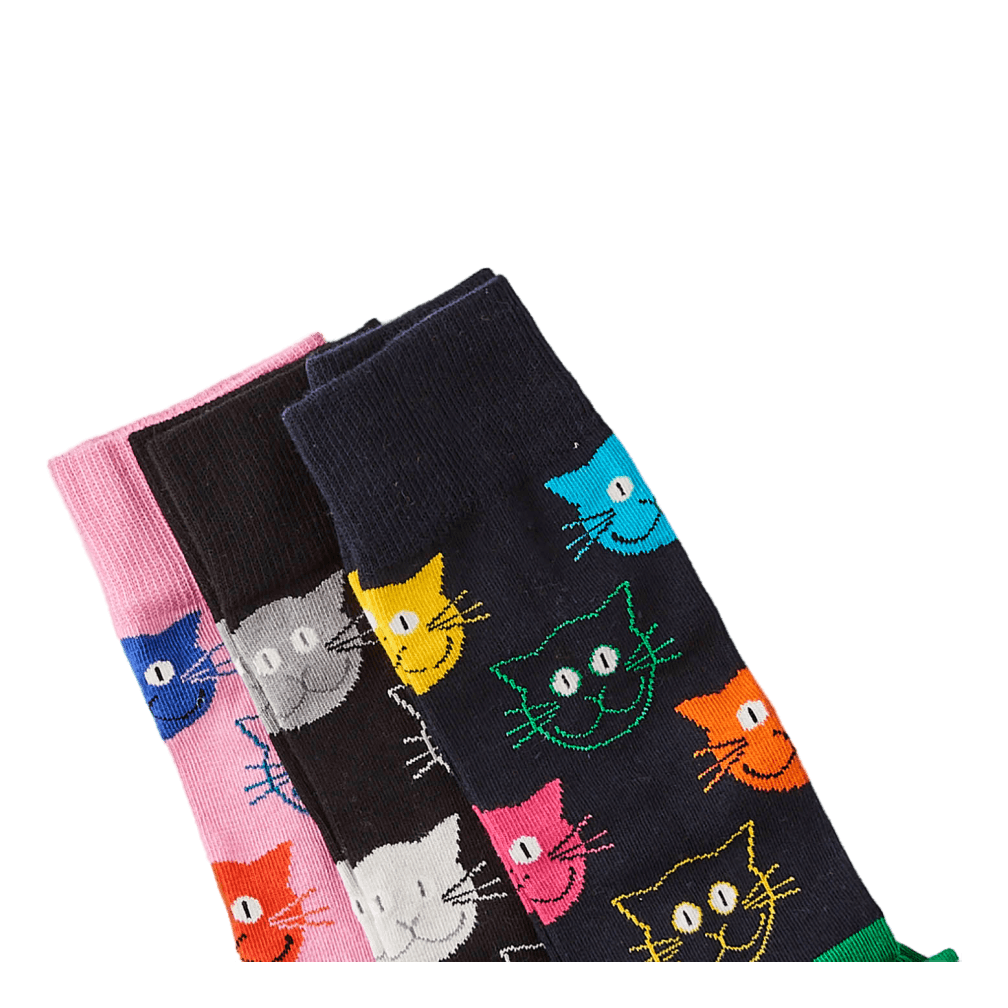 Mixed Cat 3-Pack Gift Box Patterned