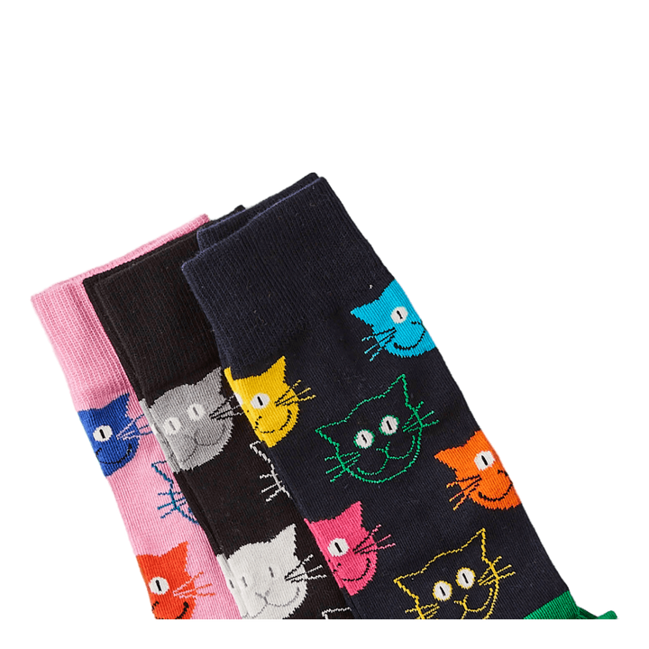 Mixed Cat 3-Pack Gift Box Patterned