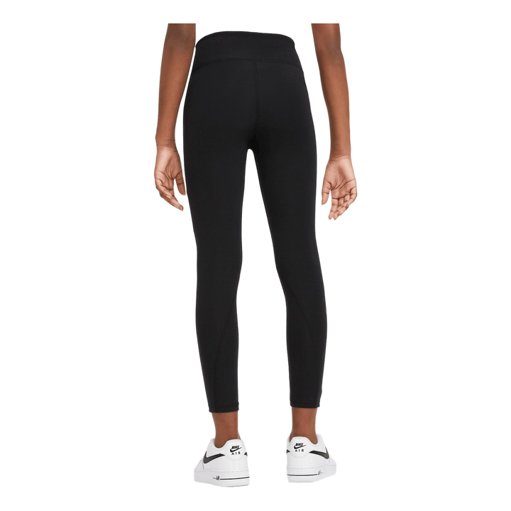 Sportswear Favorites Big Kids' (Girls') High-Waisted Leggings BLACK/WHITE