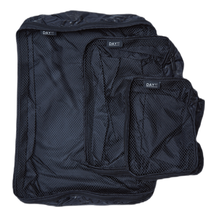 Cube Suitcase Packing Set Black