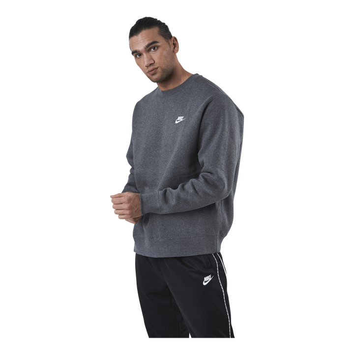 Sportswear Club Fleece Crew CHARCOAL HEATHR/WHITE