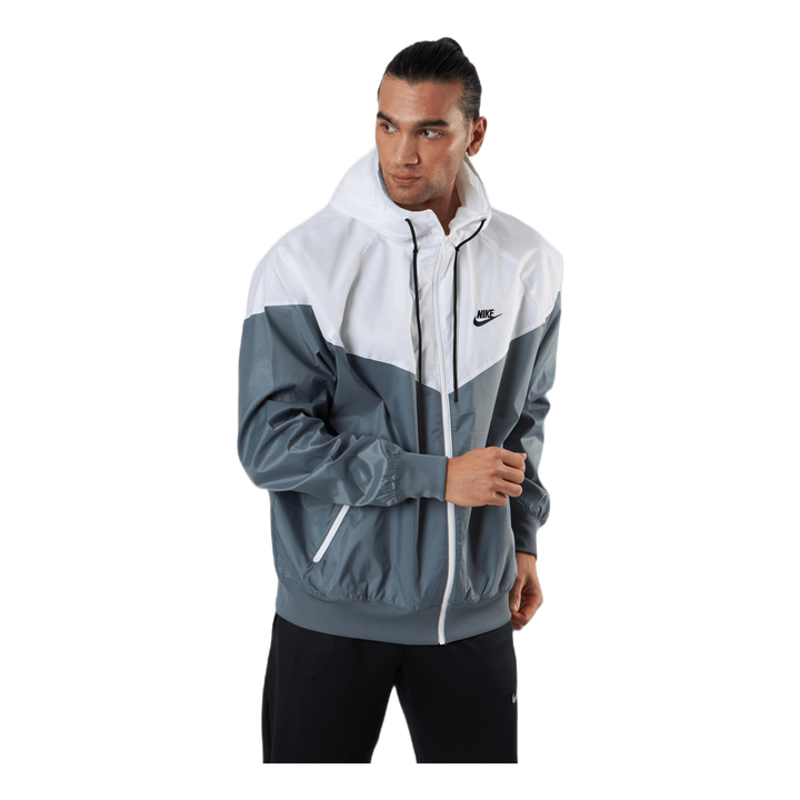 Sportswear Windrunner Men's Hooded Jacket SMOKE GREY/WHITE/SMOKE GREY/BLACK