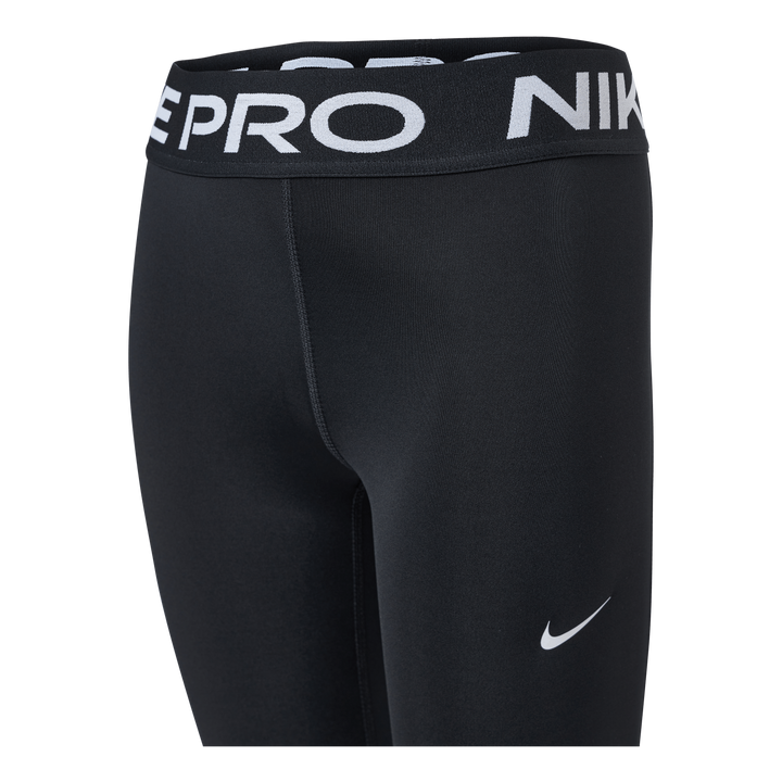 Nike Pro Big Kids' (Girls') Leggings BLACK/WHITE