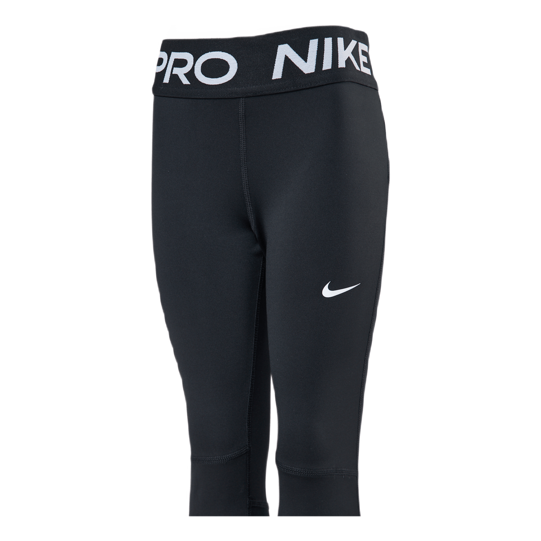 Nike Pro Big Kids' (Girls') Capri Leggings BLACK/WHITE