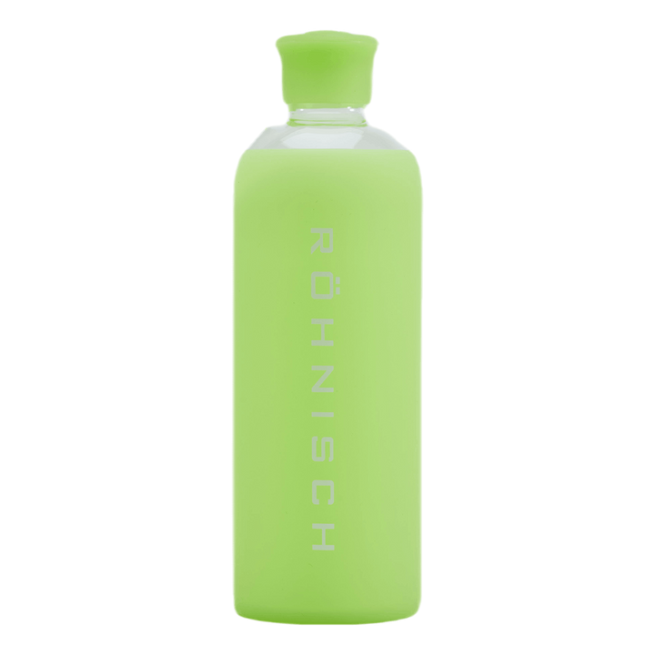 Glass Water Bottle Green