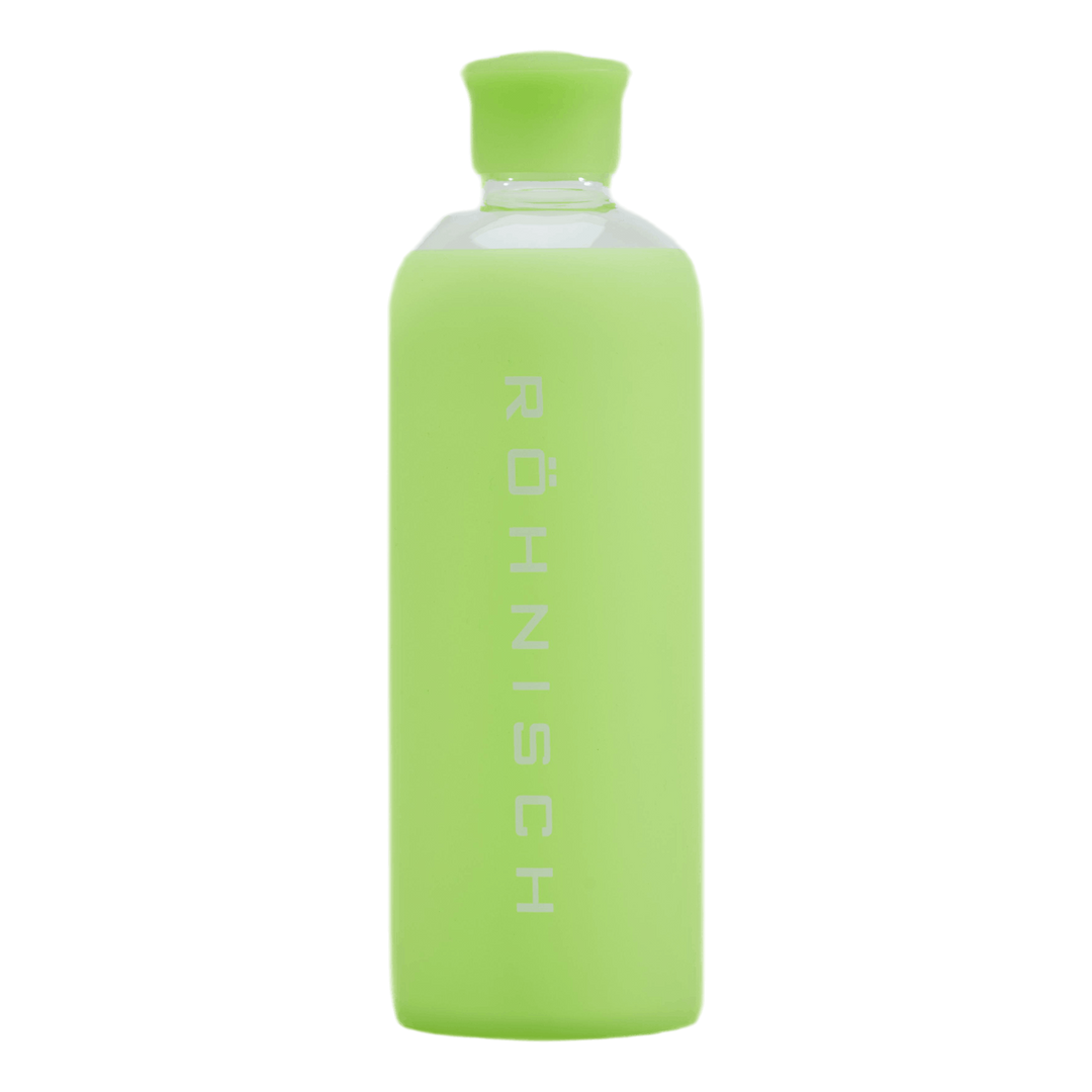 Glass Water Bottle Green