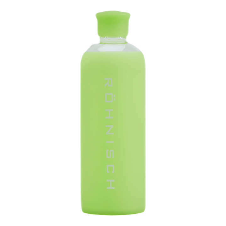 Glass Water Bottle Green