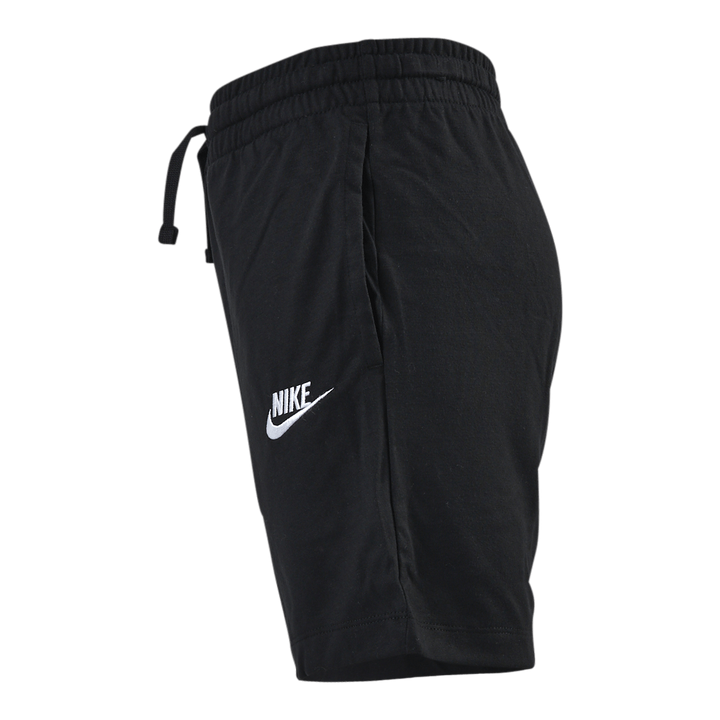 Sportswear Big Kids' (Boys') Jersey Shorts BLACK/WHITE/WHITE