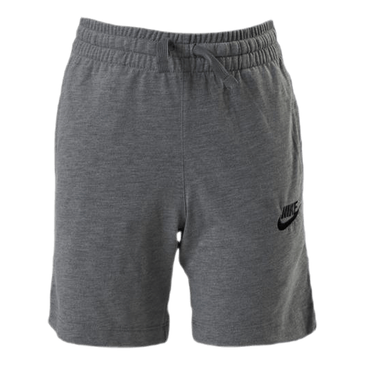 Sportswear Big Kids' (Boys') Jersey Shorts CARBON HEATHER/BLACK/BLACK