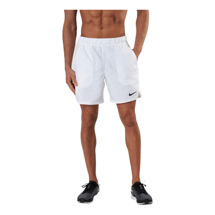 NikeCourt Dri-FIT Victory Men's 7" Tennis Shorts WHITE/BLACK