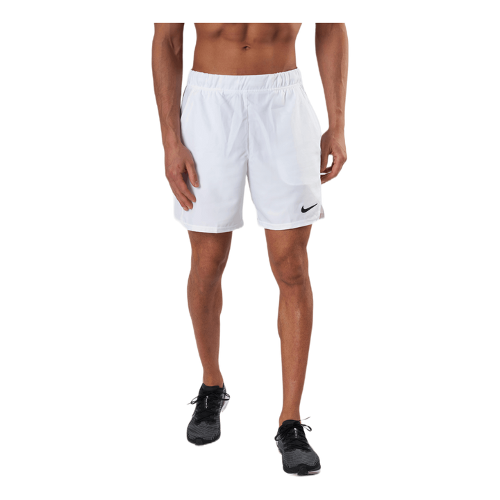 NikeCourt Dri-FIT Victory Men's 7" Tennis Shorts WHITE/BLACK