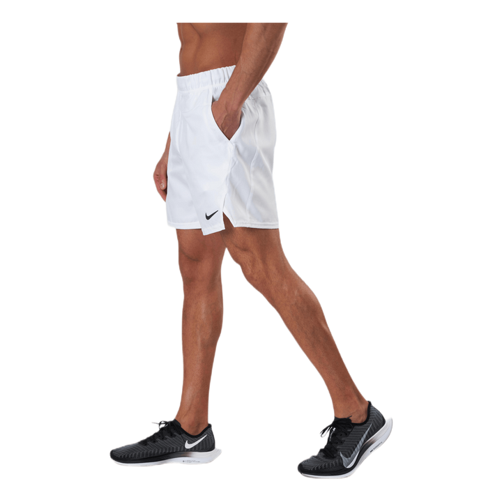 NikeCourt Dri-FIT Victory Men's 7" Tennis Shorts WHITE/BLACK