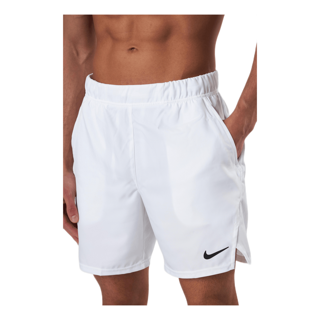 NikeCourt Dri-FIT Victory Men's 7" Tennis Shorts WHITE/BLACK