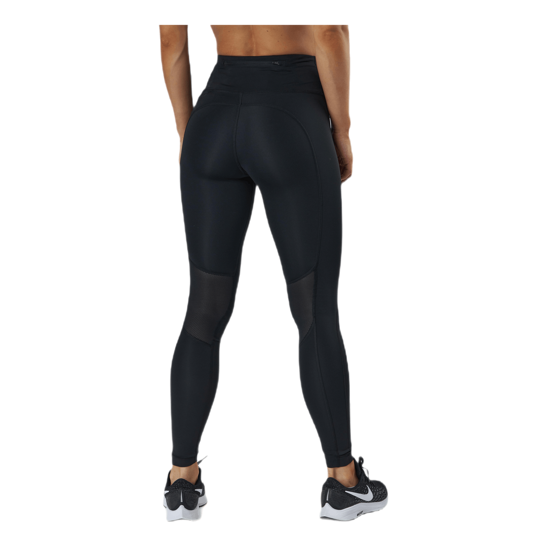 Epic Fast Women's Mid-Rise Pocket Running Leggings BLACK/REFLECTIVE SILV