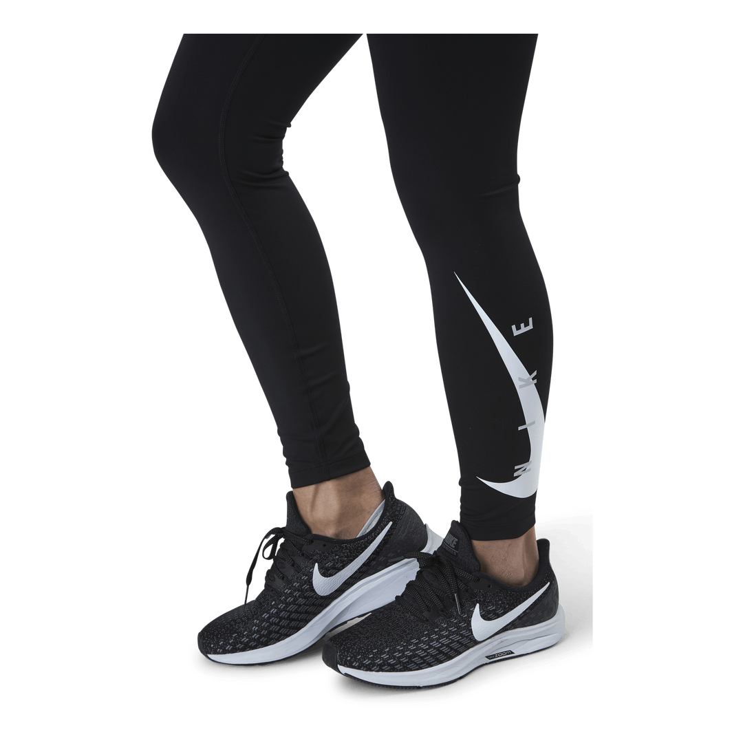 Nike best sale silver leggings