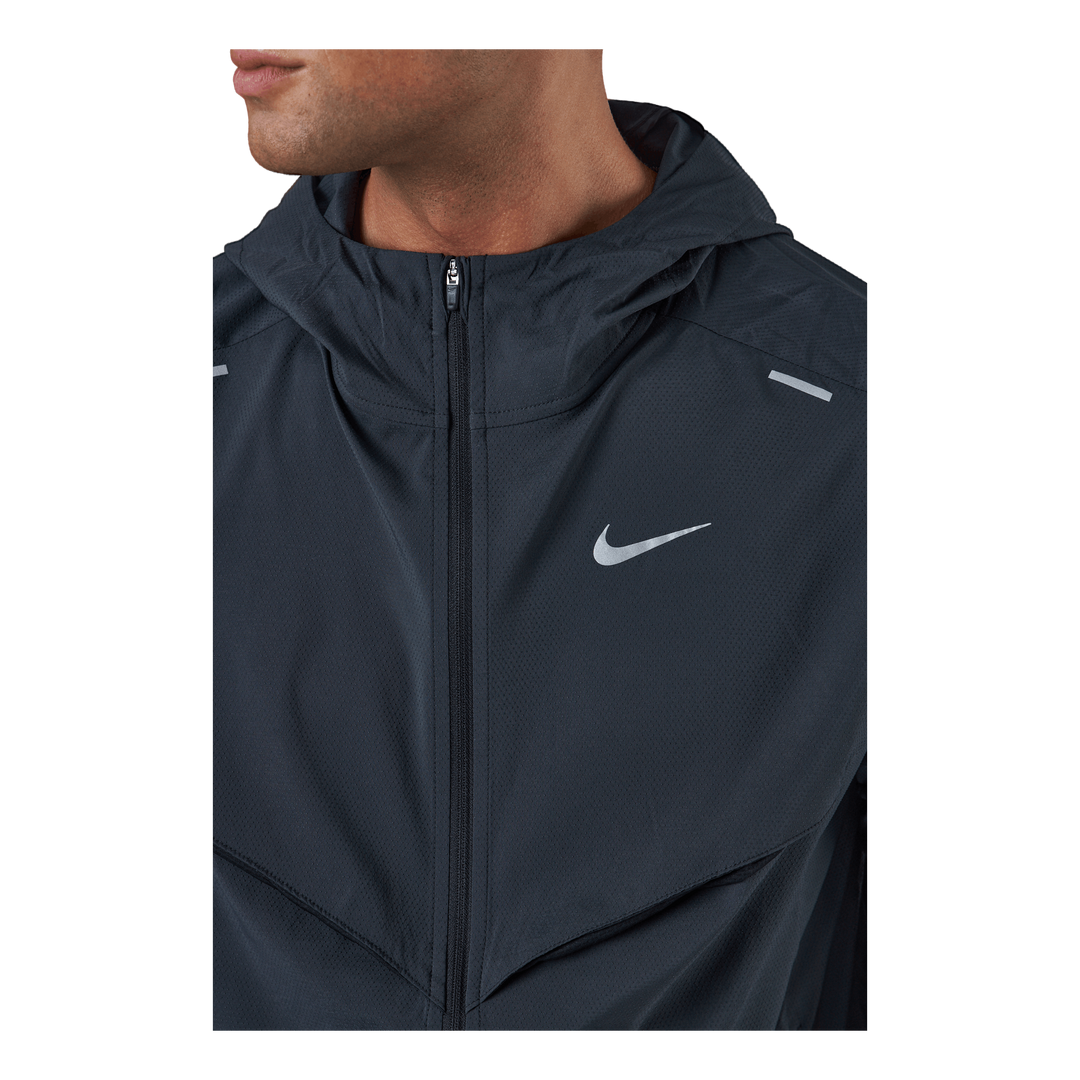 Windrunner Men's Running Jacket BLACK/REFLECTIVE SILV