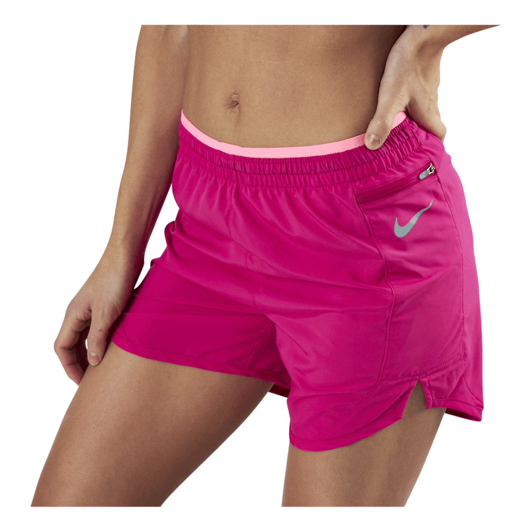Tempo Luxe 5" Running Short Silver/Red