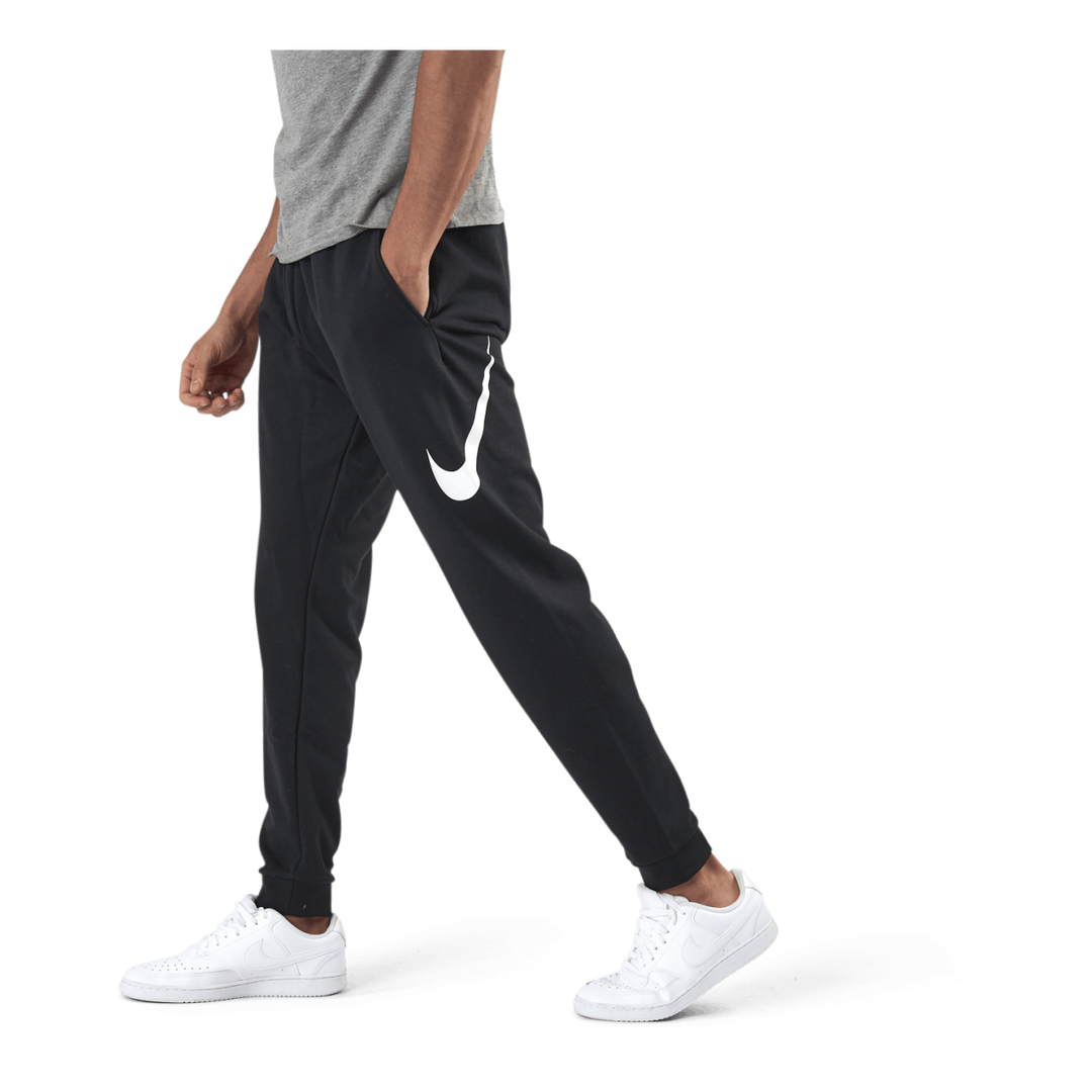 Nike Dri-FIT Men's Tapered Training Pants BLACK/WHITE –