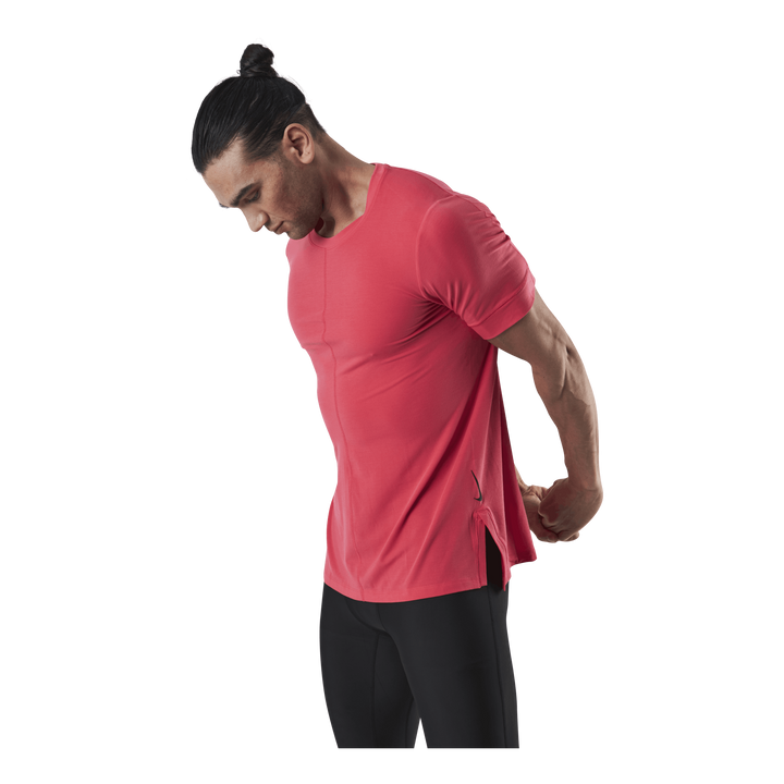 Dry Top SS Yoga Black/Red