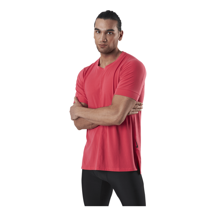 Dry Top SS Yoga Black/Red