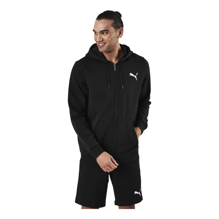 Essential Small Logo Fz Hoodie Fl Black