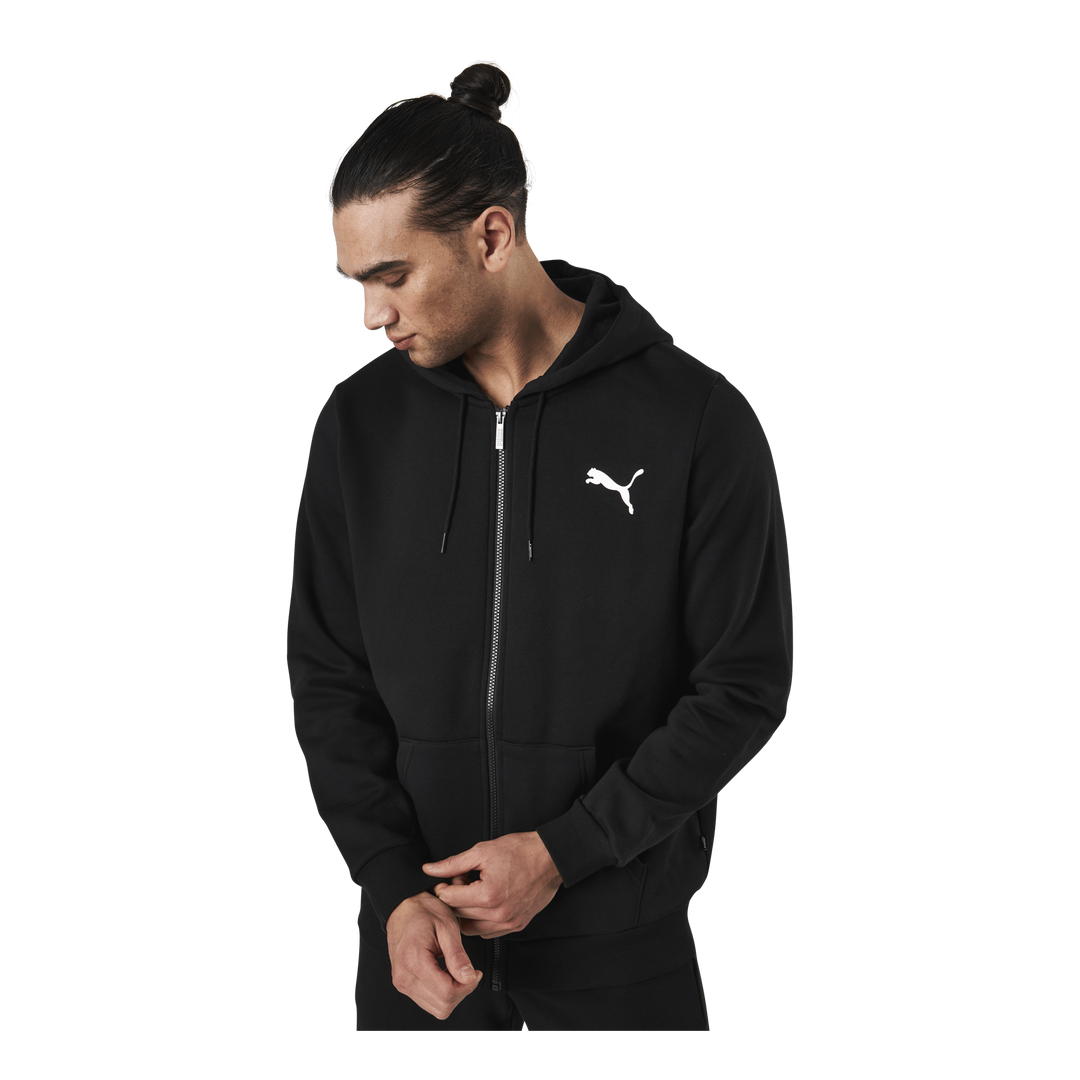 Essential Small Logo Fz Hoodie Fl Black